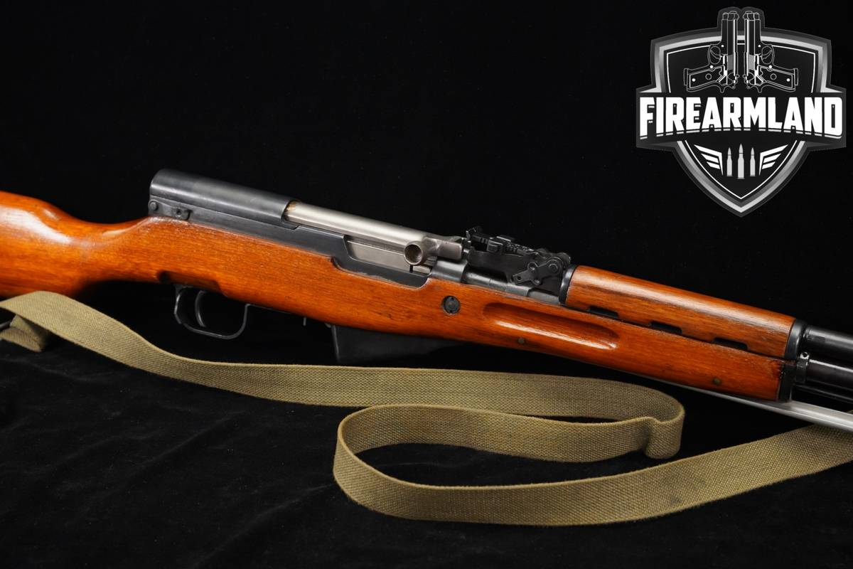 Norinco Type 56 7.62x39 SKS 20.5" Reddish-Orange Wood Folding Bayonet