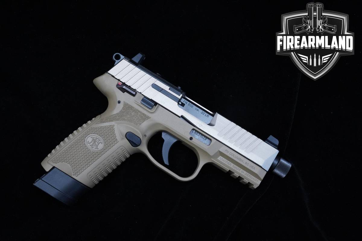 FN 502 Tactical FDE 22LR 4.6" FN FN502 +2 MAGS
