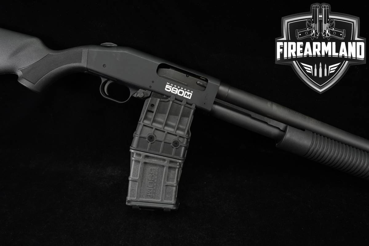 Mossberg 590M 12-Gauge 18.5" Detachable Mag‑Fed +ORIG BOX
