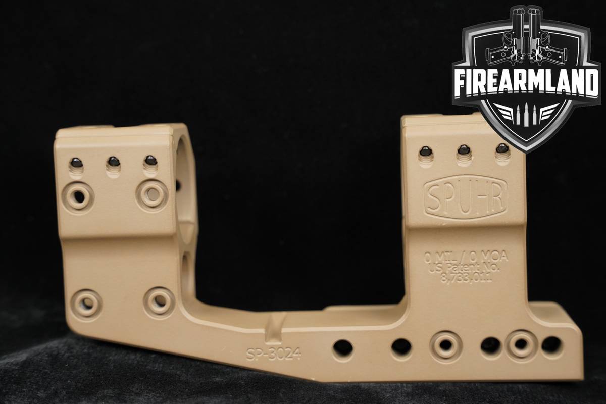 Spuhr 30MM Cantilever Mount FDE 1.89" 0 MOA/ 0 MIL