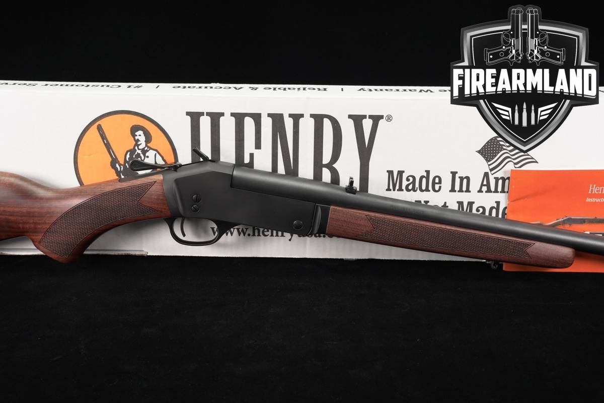 Henry H015-360BH 360 Buckhammer 22" Blued & Walnut Single-Shot +ORIG BOX