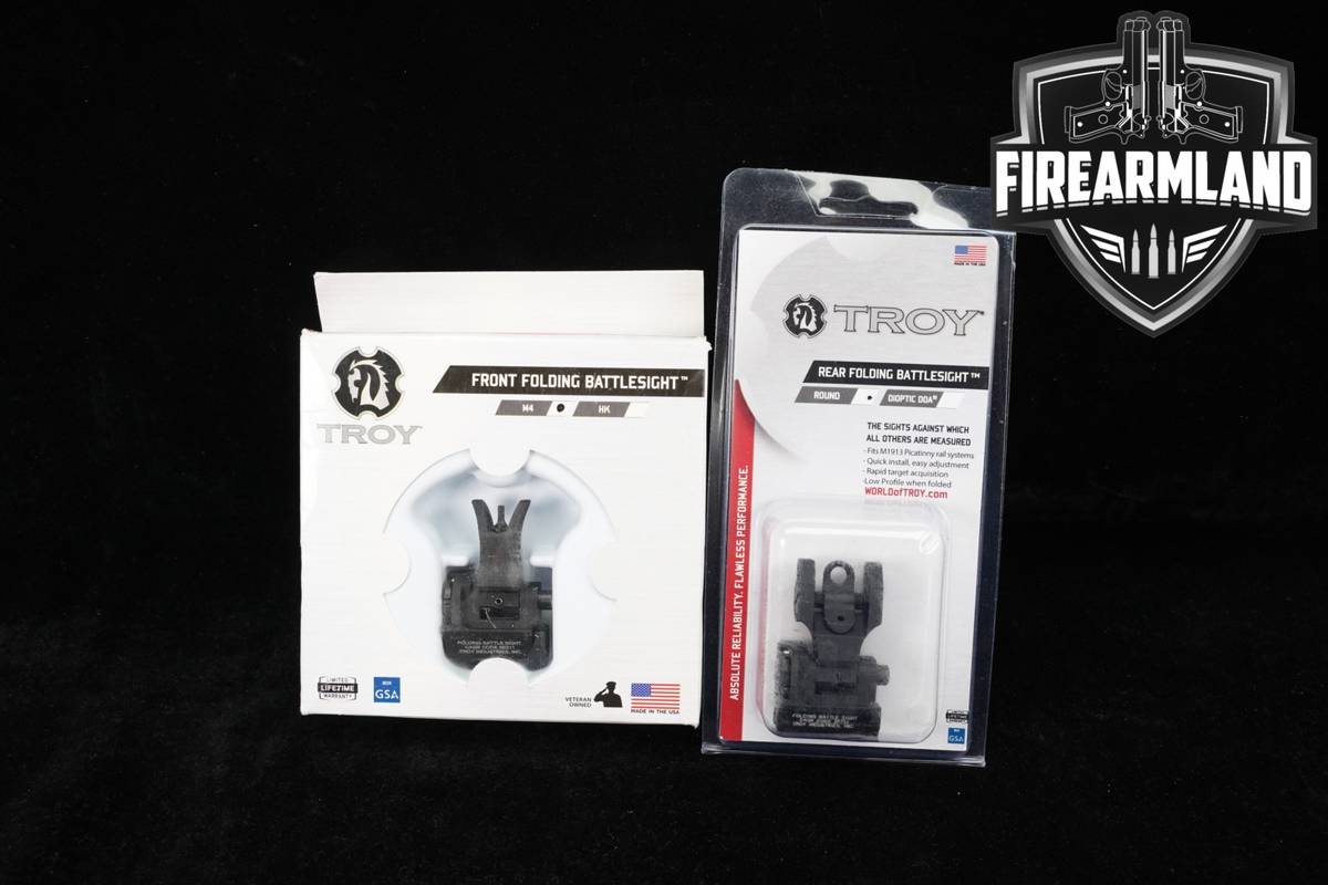 Troy Industries M4 Folding Battle Sights Gun FBS +ORIG BOX