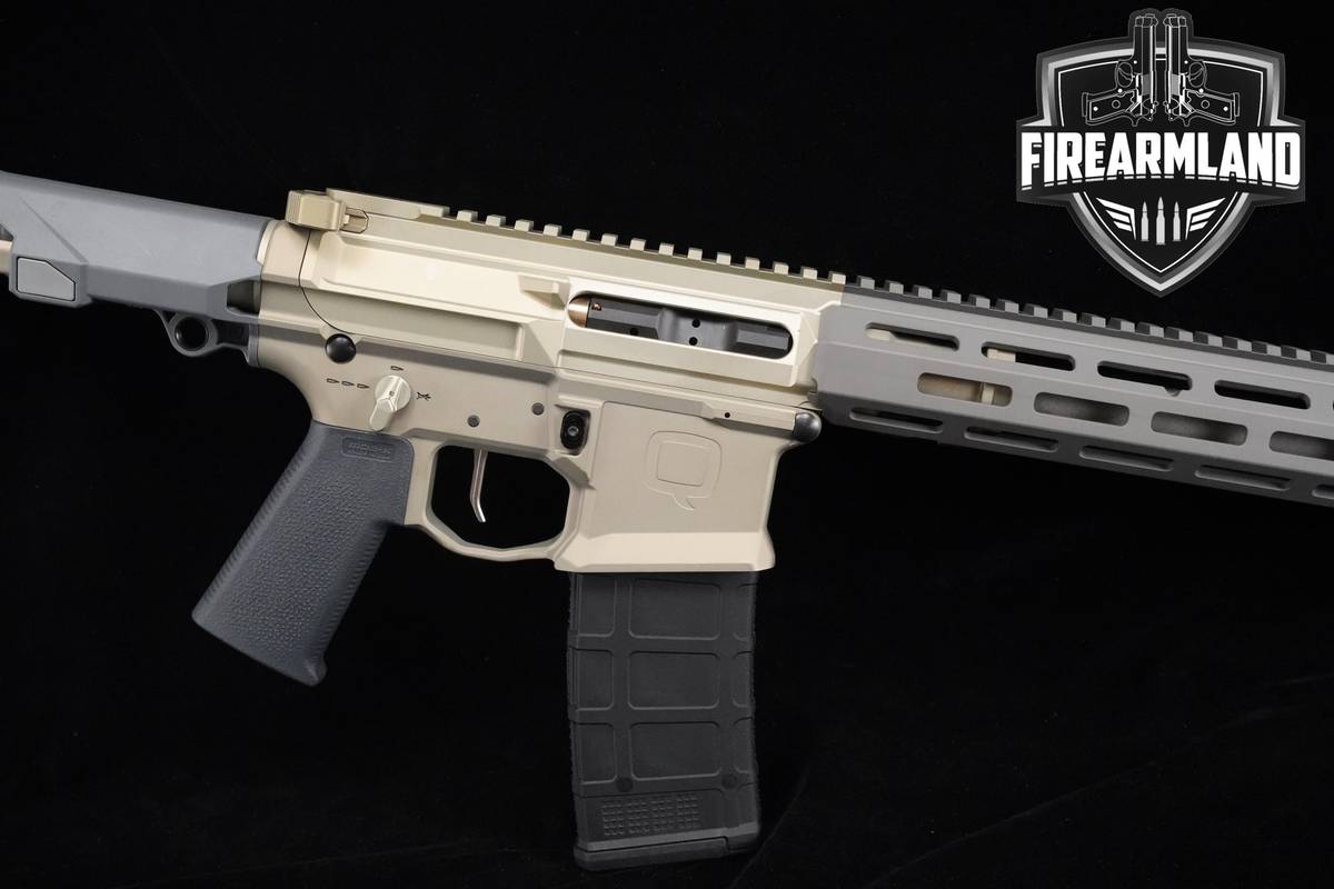 Q Honey Badger 5.56 NATO AR-15 AR15 9.69" Clear Anodized +2 MAGS