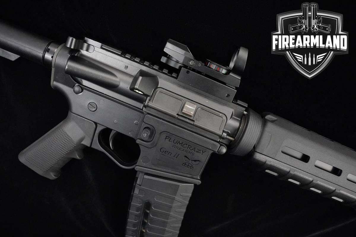 PlumCrazy Firearms Gen II 5.56 NATO 10.5" PlumCrazy GenII AR15 AR-15 +OPTIC