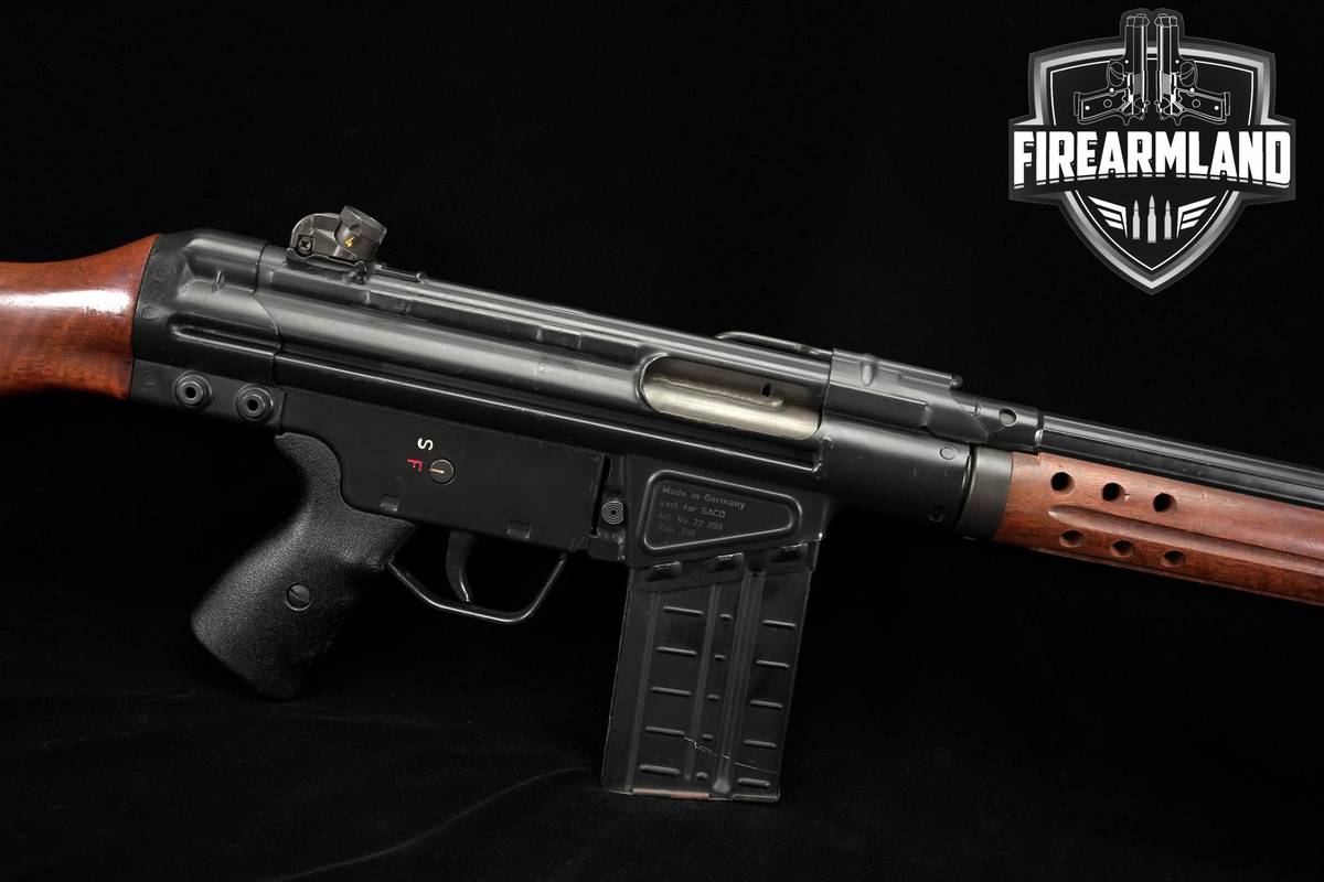 1976 Heckler & Koch HK-91 HK91 A2 308 Winchester 17.7" Black & Wood 3 MAGS
