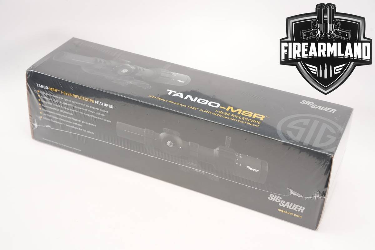 Sig Sauer Tango-MSR 1-6x24mm Illuminated BDC6 30mm Tube LPVO Scope +BOX