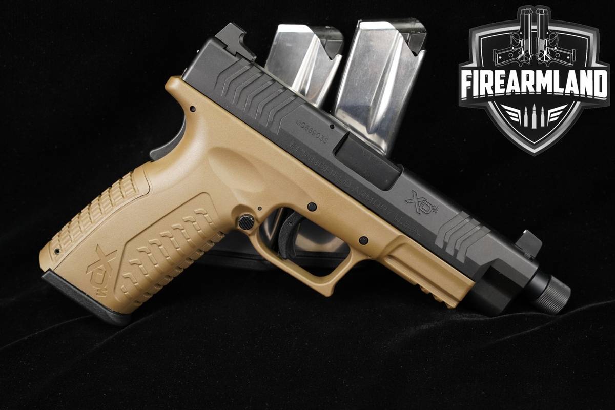 Springfield Armory XD(M) 4.5 45 ACP 5.25" FDE XDM45 THREADED +3 MAGS