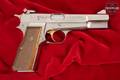1981 FN Herstal (FNH) Hi-Power Adjustable Sights 9mm Luger Bright Nickel in Good Condition Image 4