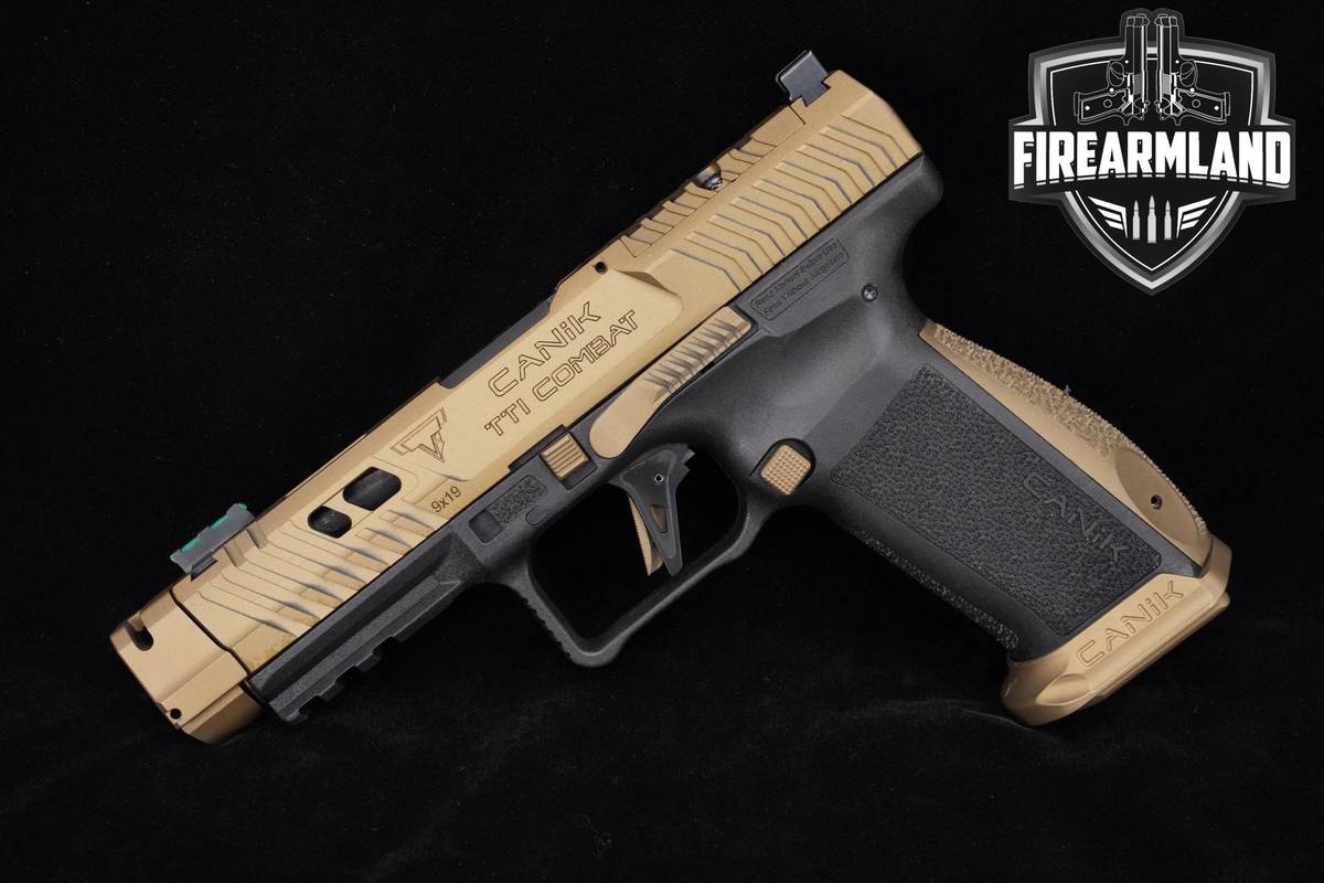 Canik TTI Combat 9mm 4.6" TTI Bronze Canik-TTI Combat +2 MAGS & ORIG CASE