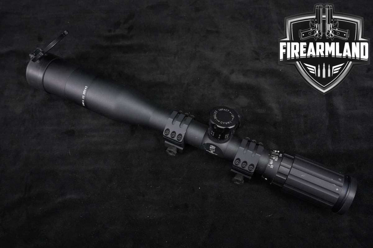 SWFA SS 20X42 Fixed Magnification MIL-QUAD Reticle Scope Super Sniper