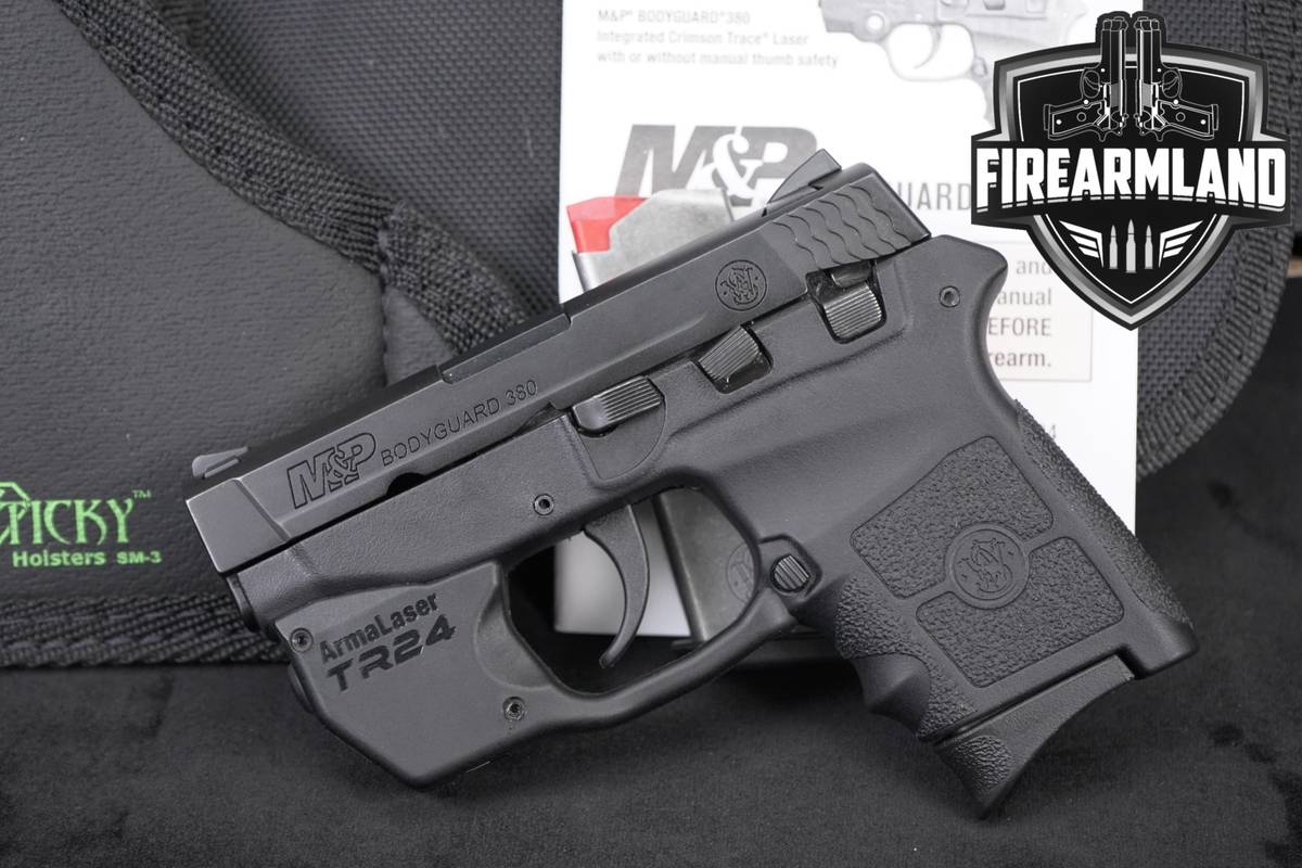Smith & Wesson M&P Bodyguard 380 S&W 380ACP +ARMALASER, Holster, 2 Mags
