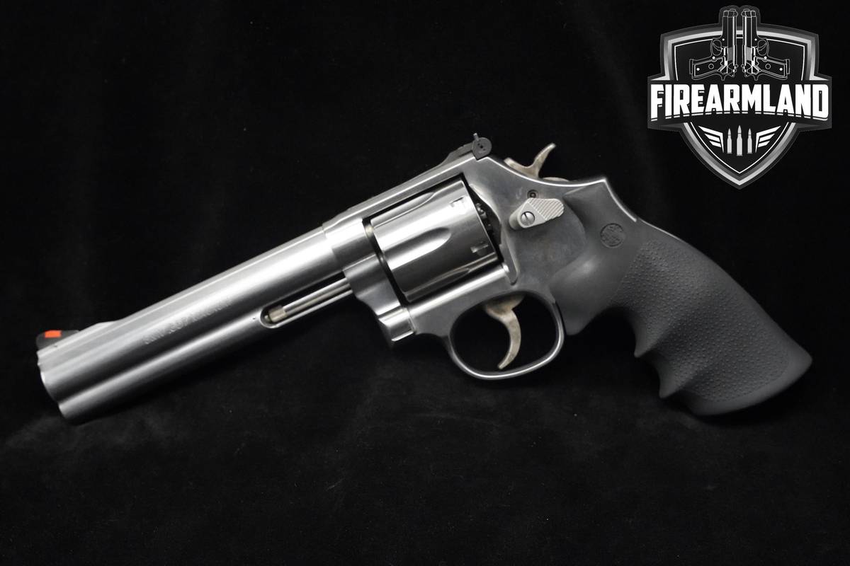 Smith & Wesson (S&W) Model 686-6 357 Magnum 6" Stainless Steel S&W 686-6