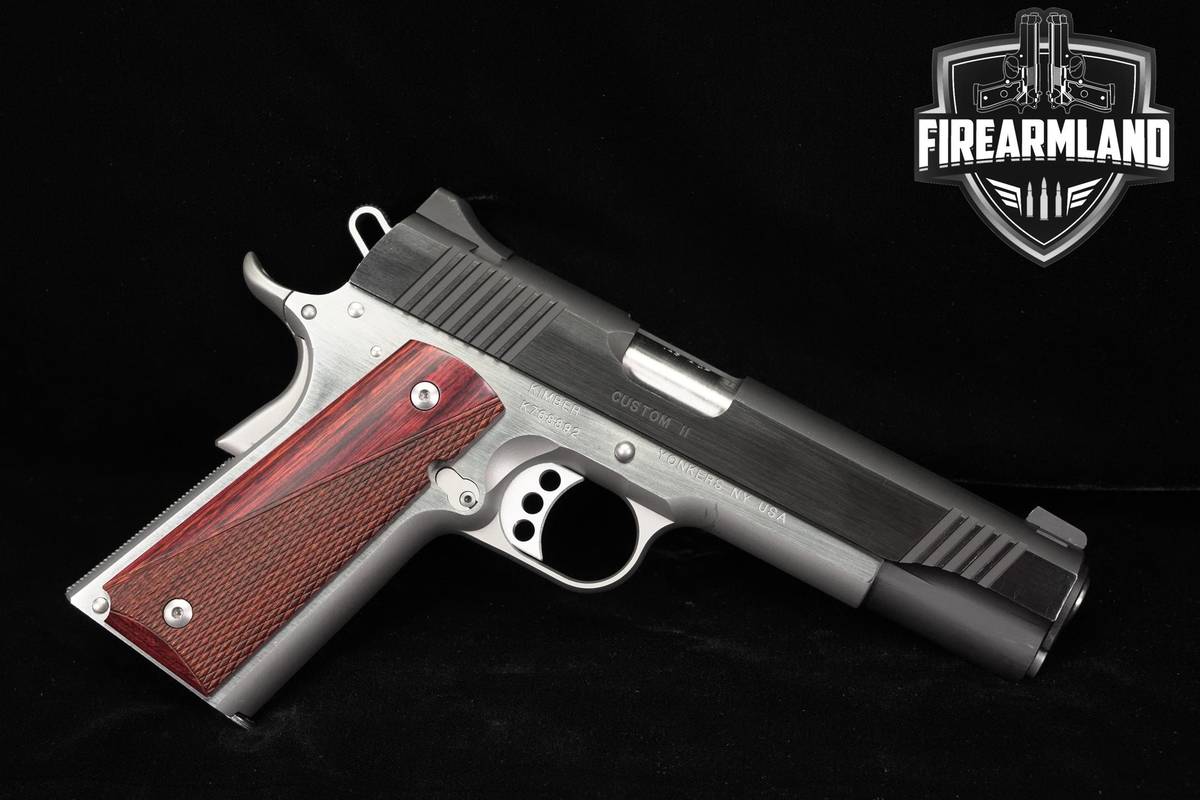 Kimber Custom II Two-Tone 45 ACP 1911 5" 2 Defense Pistol +ORIG CASE