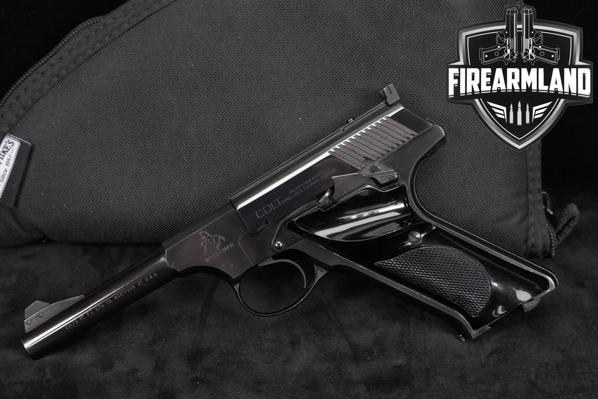 1956 Colt Woodsman Sport Third Series 22LR 4.5" Blued