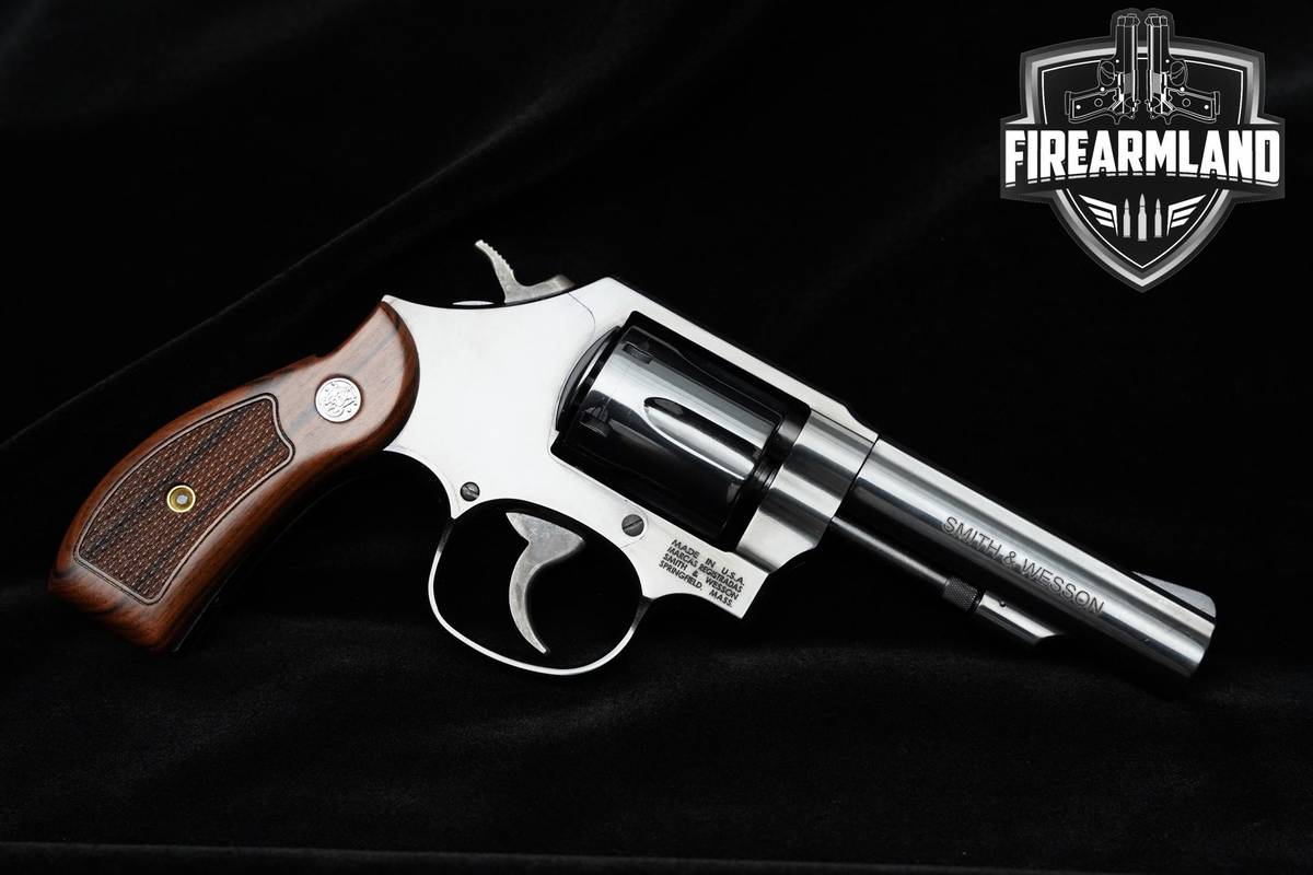 Smith & Wesson (S&W) Model 10-14 38 Special +P 4" Blued Model 10 M10 DA/SA 