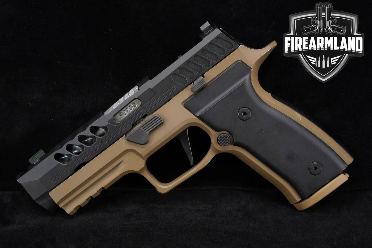 Sig Sauer P320 AXG Custom Build 9mm 3.9" Two-Tone Black & FDE P-320