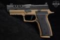 Sig Sauer P320 C AXG Custom Works 9mm Luger Two-Tone Black & FDE in Very Good Condition Image 3