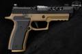 Sig Sauer P320 C AXG Custom Works 9mm Luger Two-Tone Black & FDE in Very Good Condition Image 5