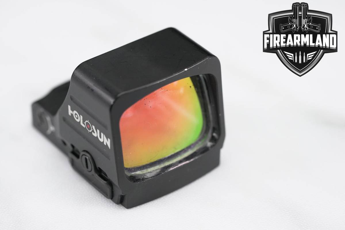 Used Holosun HS507COMP 2 MOA Red Dot & 8/20/32 M O A CRS Reticle HS507