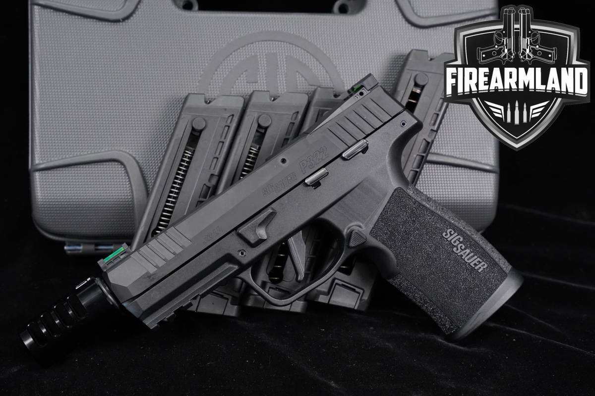 Sig Sauer P322 22LR P 322 THREADED +4 MAGS & ORIG CASE