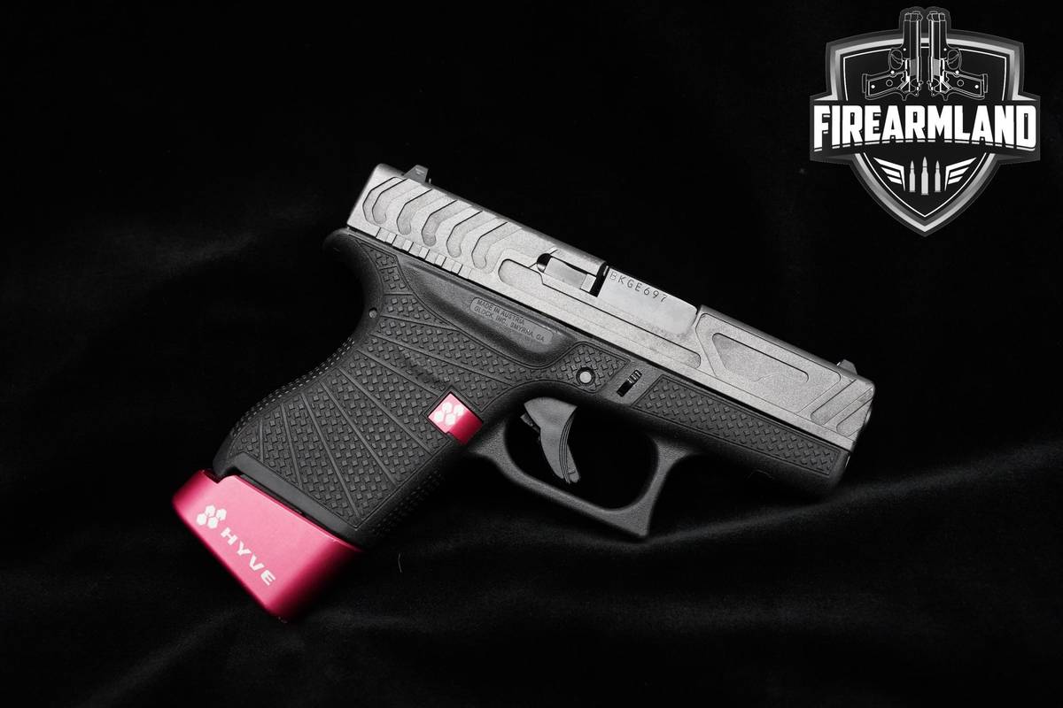 Glock 43 9mm 3.41" Tactical Grey Pistol Austria G43 8+1