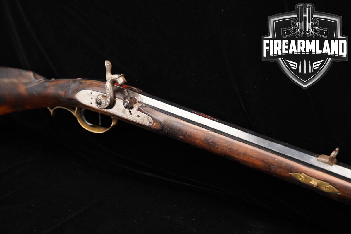 Davide Pedersoli Plainsman 38 37" Blued & Wood OCTAGON BARREL