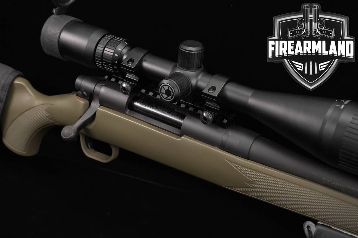 Mossberg 100 ATR 308 Winchester Black & OD Green +ORIG CASE, BARSKA SCOPE