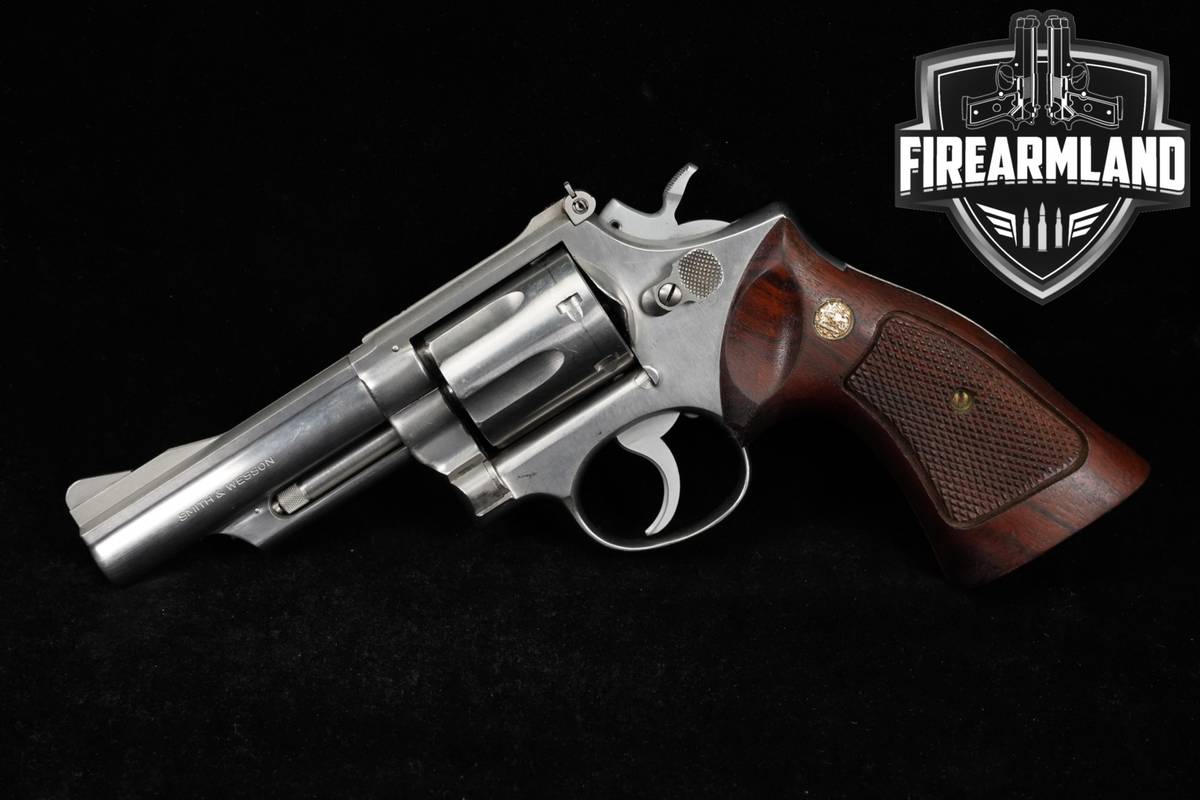 1972 Smith & Wesson S&W Model 66 357 Magnum 4" Stainless PINNED & RECESSED