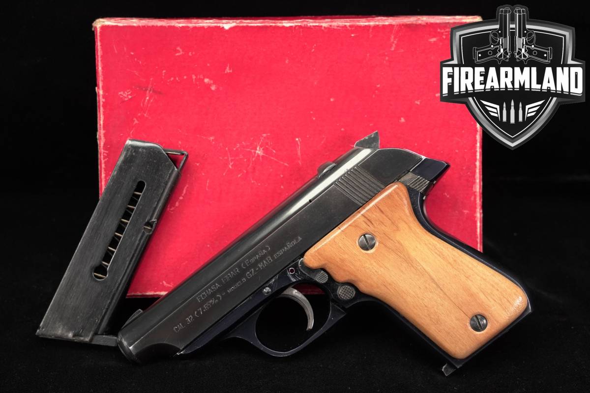 Echasa Eibar Modelo GZ-MAB Española 32 ACP 3.15" +2 MAGS