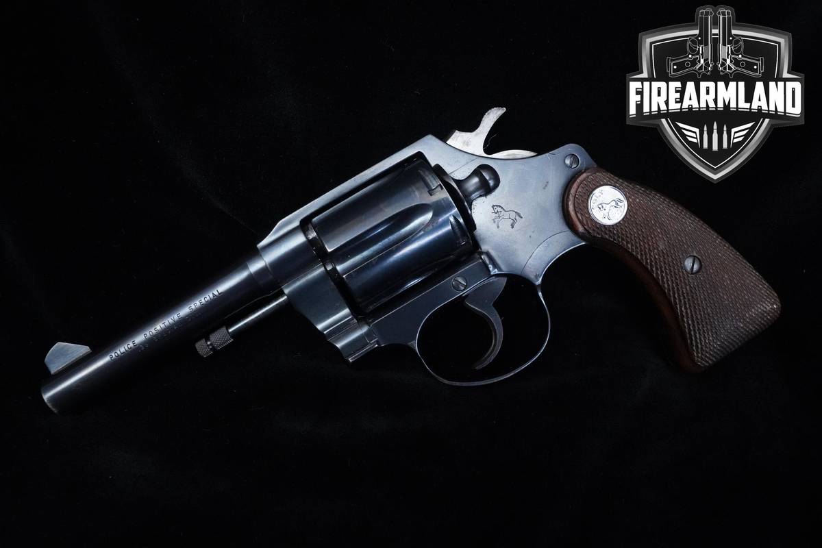 1969 Colt Police Positive Special 38 Special 4" Blued Colt-Police Positive