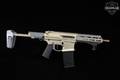 Q Honey Badger Pistol HB 2.0 .300 AAC Blackout (7.62x35mm) Clear Anodized in Very Good Condition Image 3