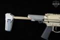 Q Honey Badger Pistol HB 2.0 .300 AAC Blackout (7.62x35mm) Clear Anodized in Very Good Condition Image 4