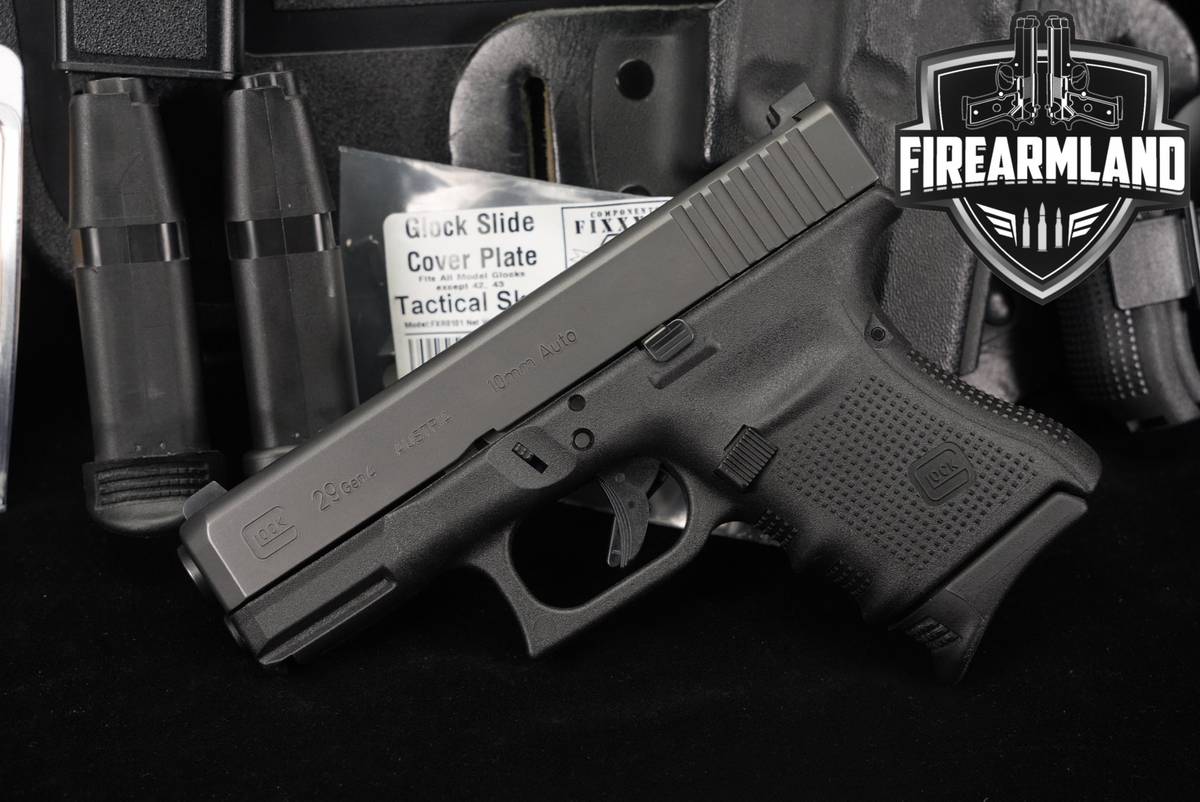 Glock 29 Gen4 G29 Gen 4 10mm 3.78" +3 MAGS, ORIG CASE, HOLSTER, EXTRAS