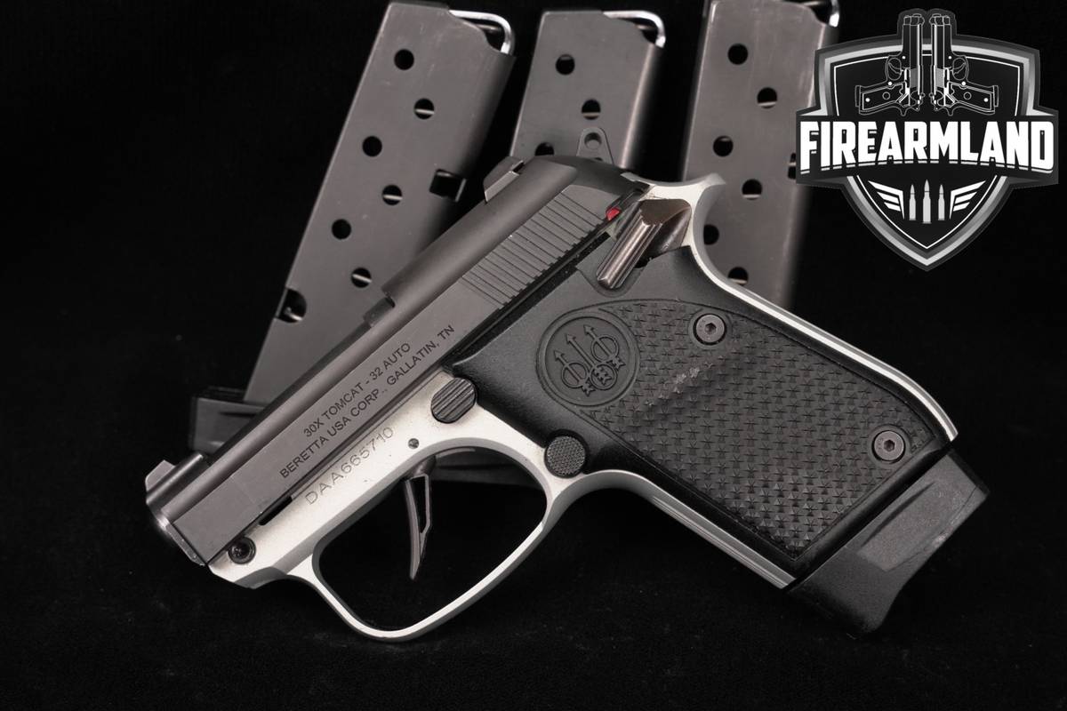 Beretta 30X Tomcat ICE 32 ACP 2.4" Two-Tone Black & Inox 30-X +4 MAGS