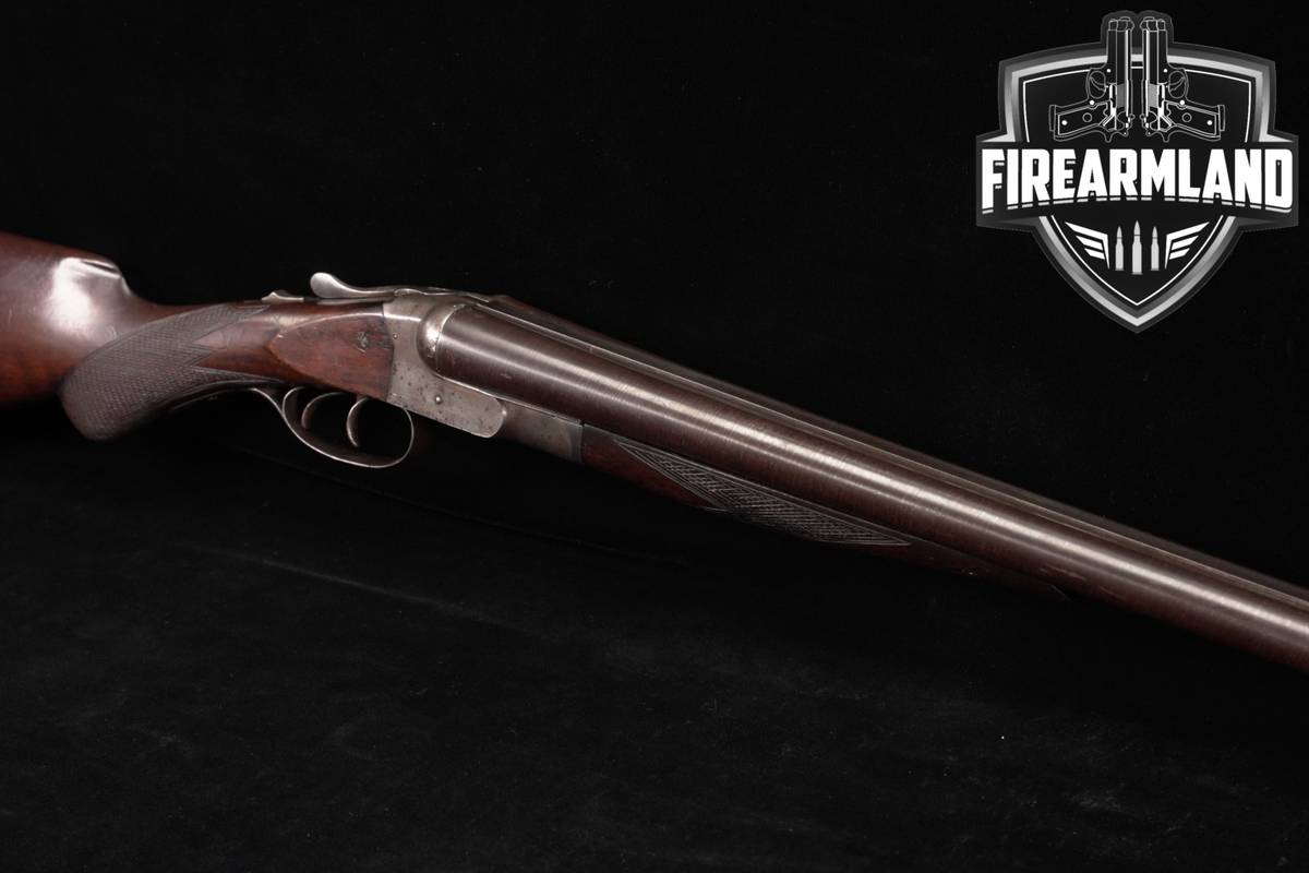 ANTIQUE Syracuse Arms The Hollenbeck 12-Gauge 30" Damascus & Walnut SXS