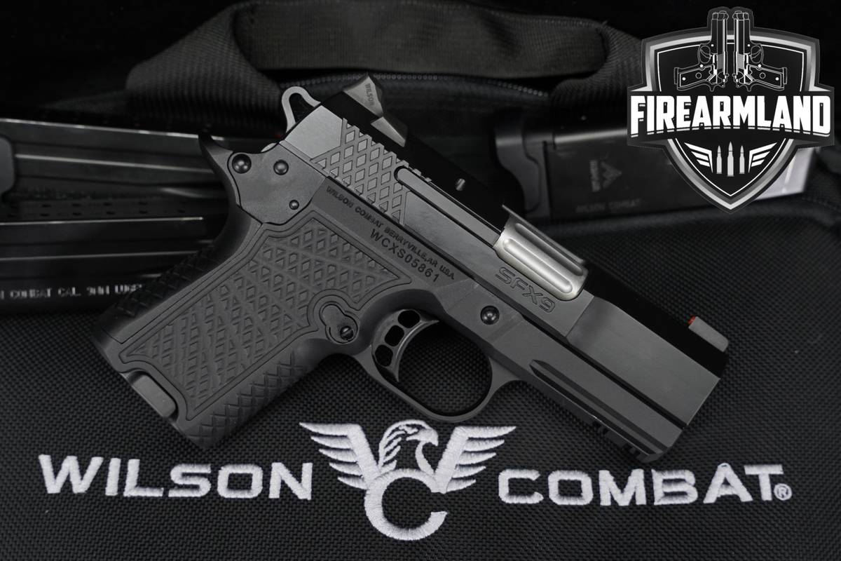 Wilson Combat WC SFX9 Light-Rail 9mm 2011 1911 3.25" +4 MAGS & ORIG CASE