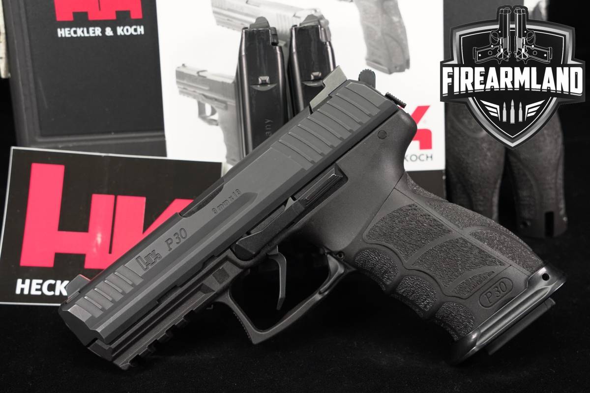 Heckler & Koch H&K P30 V3 9mm 3.86" P 30 +TRIJICON SIGHT, 3 Mags & OG Case