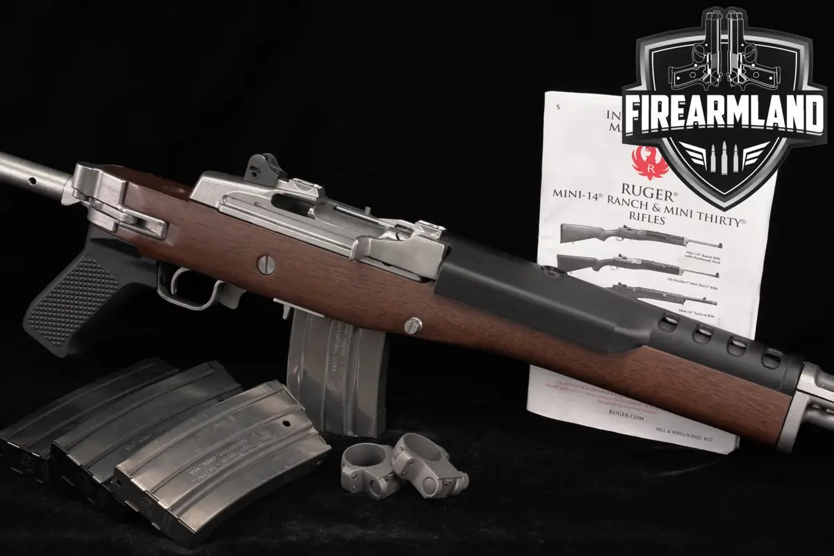 Ruger Mini-14 580-Series 5.56 NATO 18.5 SIDE-FOLDER Mini14 THREADED +4 MAGS