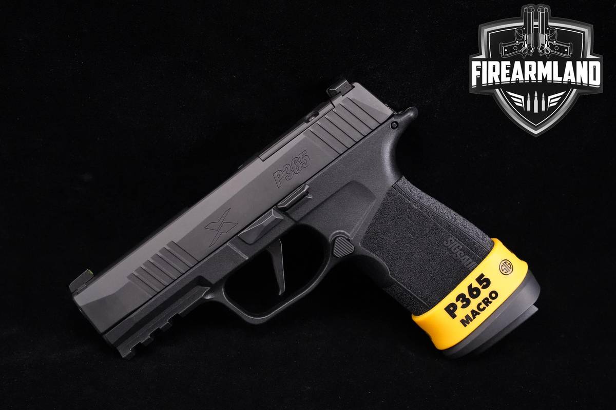 Sig Sauer P365 XMacro Tacops 9mm 3.7" P365X +ORIG CASE