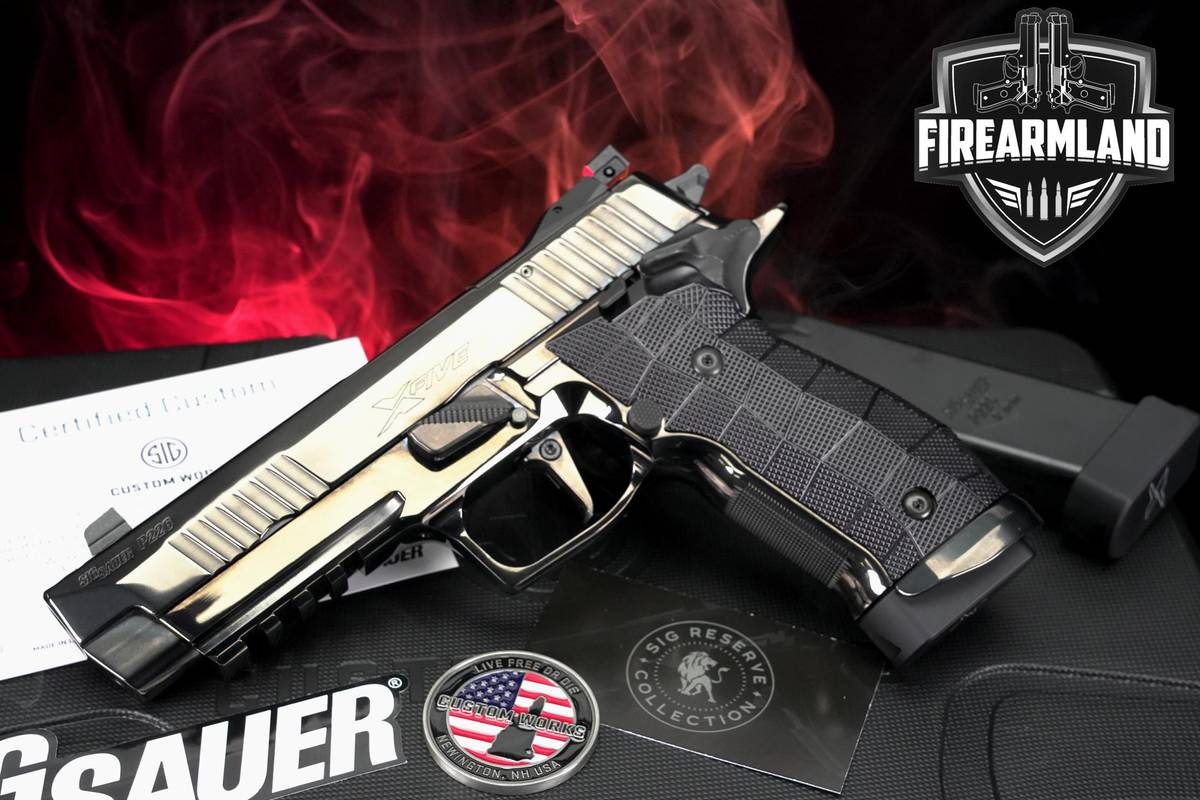 Sig Sauer P226 XFIVE Reserve Custom Works 9mm P-226 X-5 +3 MAGS & ORIG CASE