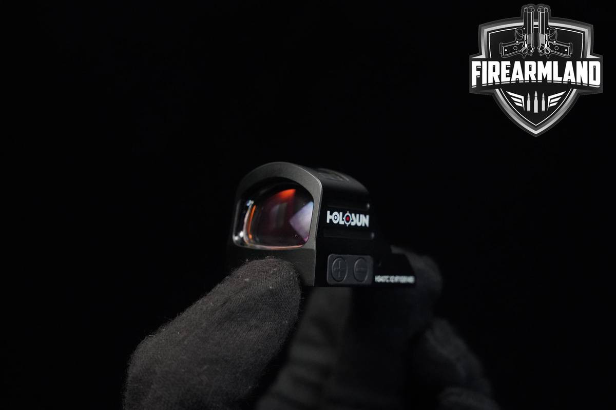 Holosun HS407C X2 Black Anodized Holosun 407C 2 MOA Red Dot Sight