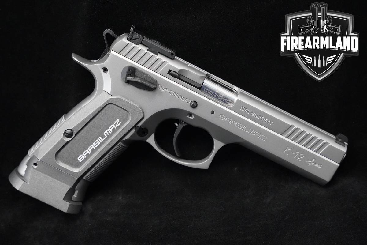 Sarsilmaz (SAR) K-12 Sport Stainless 9mm Sarsilmaz K-12 +2 MAGS & ORIG CASE