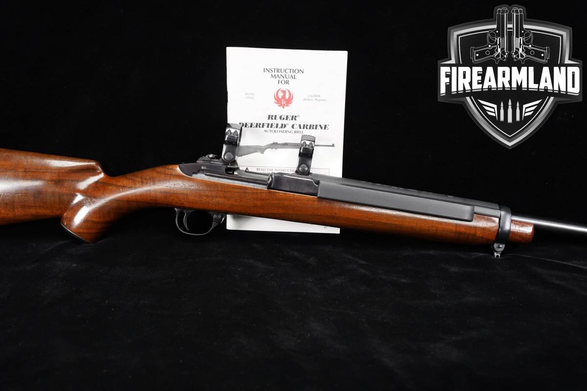 2001 Ruger Model 99/44 Deerfield Carbine 44 Rem Mag 18.5" Hardwood