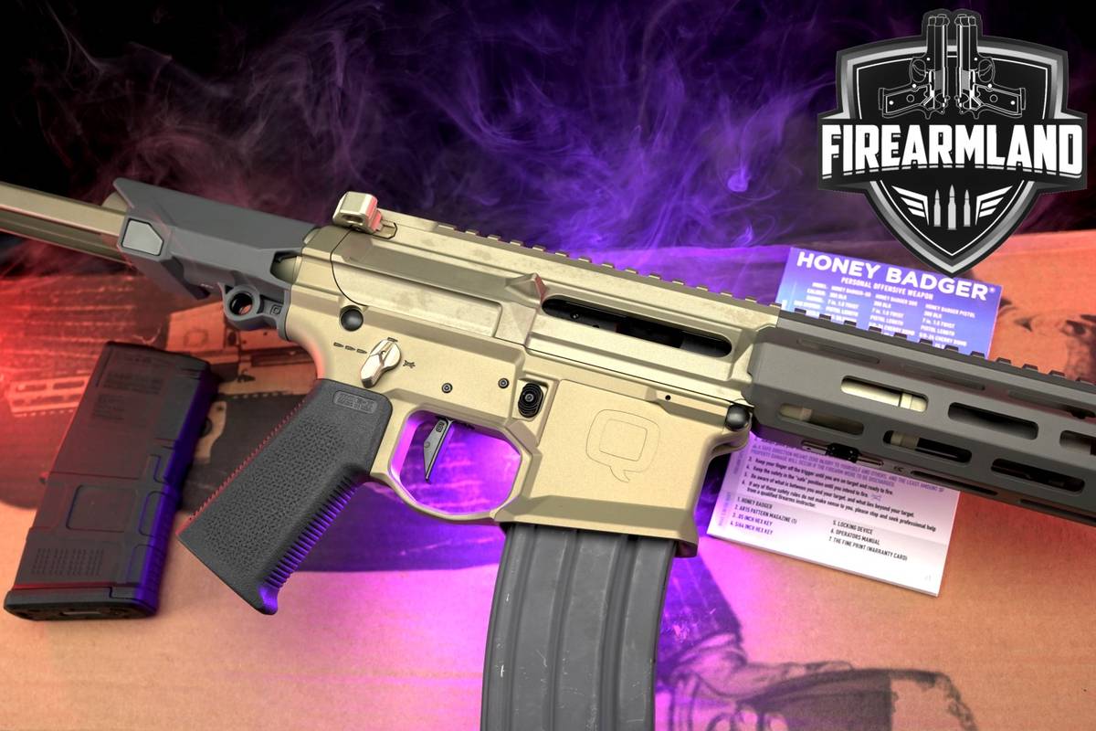 Q Honey Badger SBR 300 Blackout AR-15 AR15 7" THREADED +2 MAGS & ORIG BOX