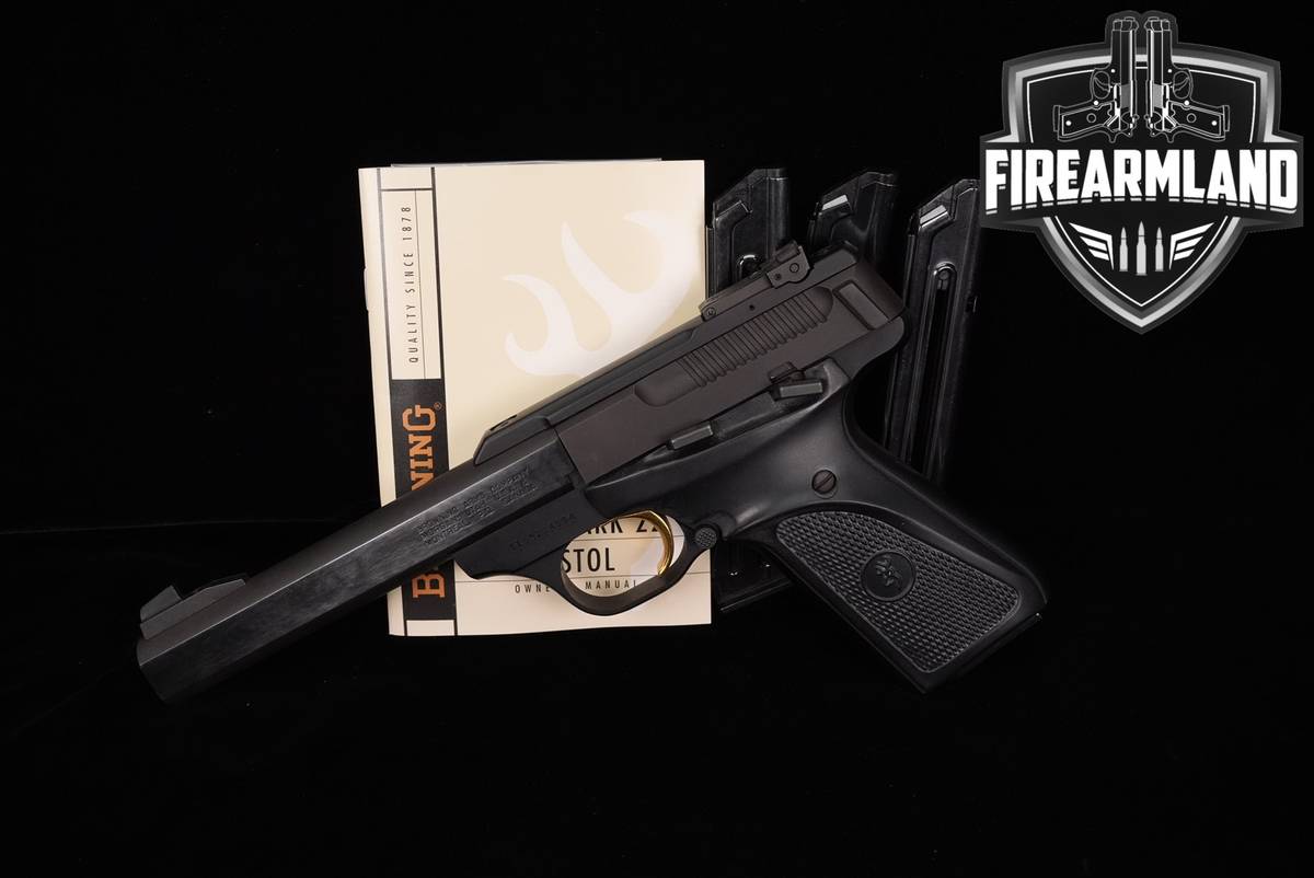 2001 Browning Buck Mark 22LR 5.5" BuckMark +4 MAGS