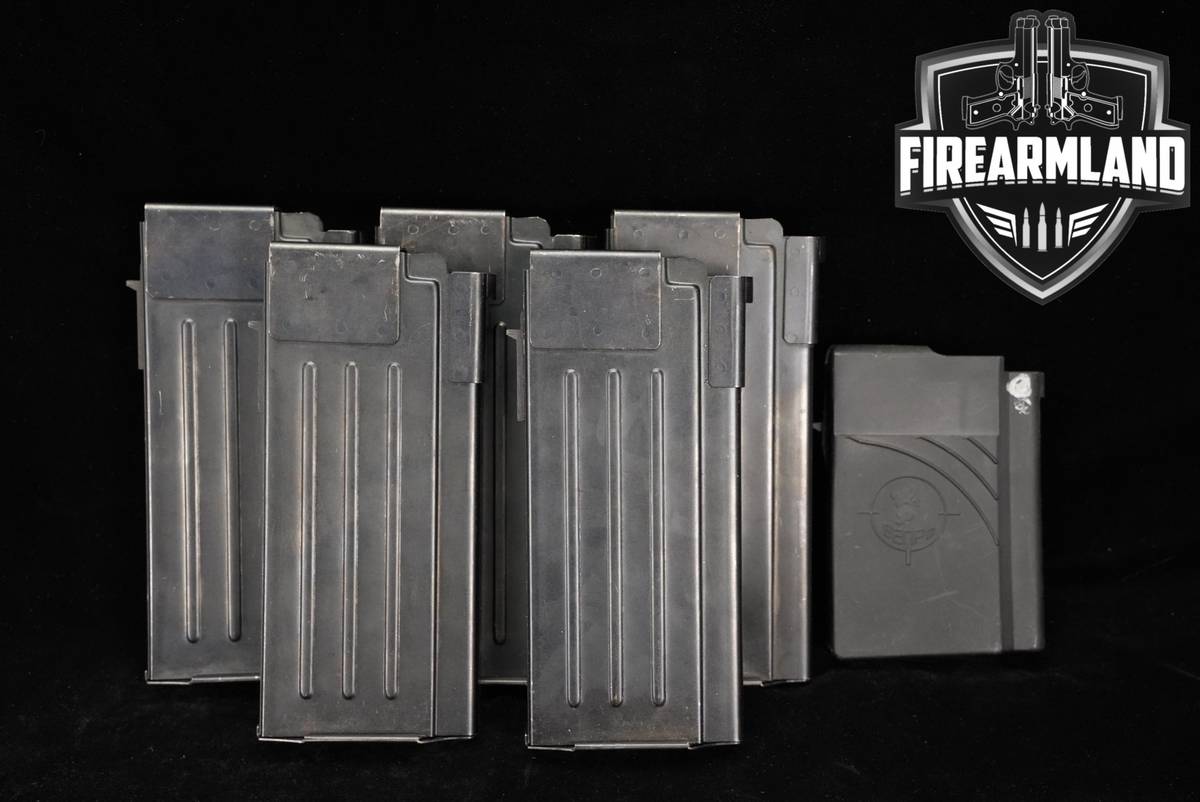 SIX (6) Vepr 10 & 20 Round Magazines .308 Win Mags