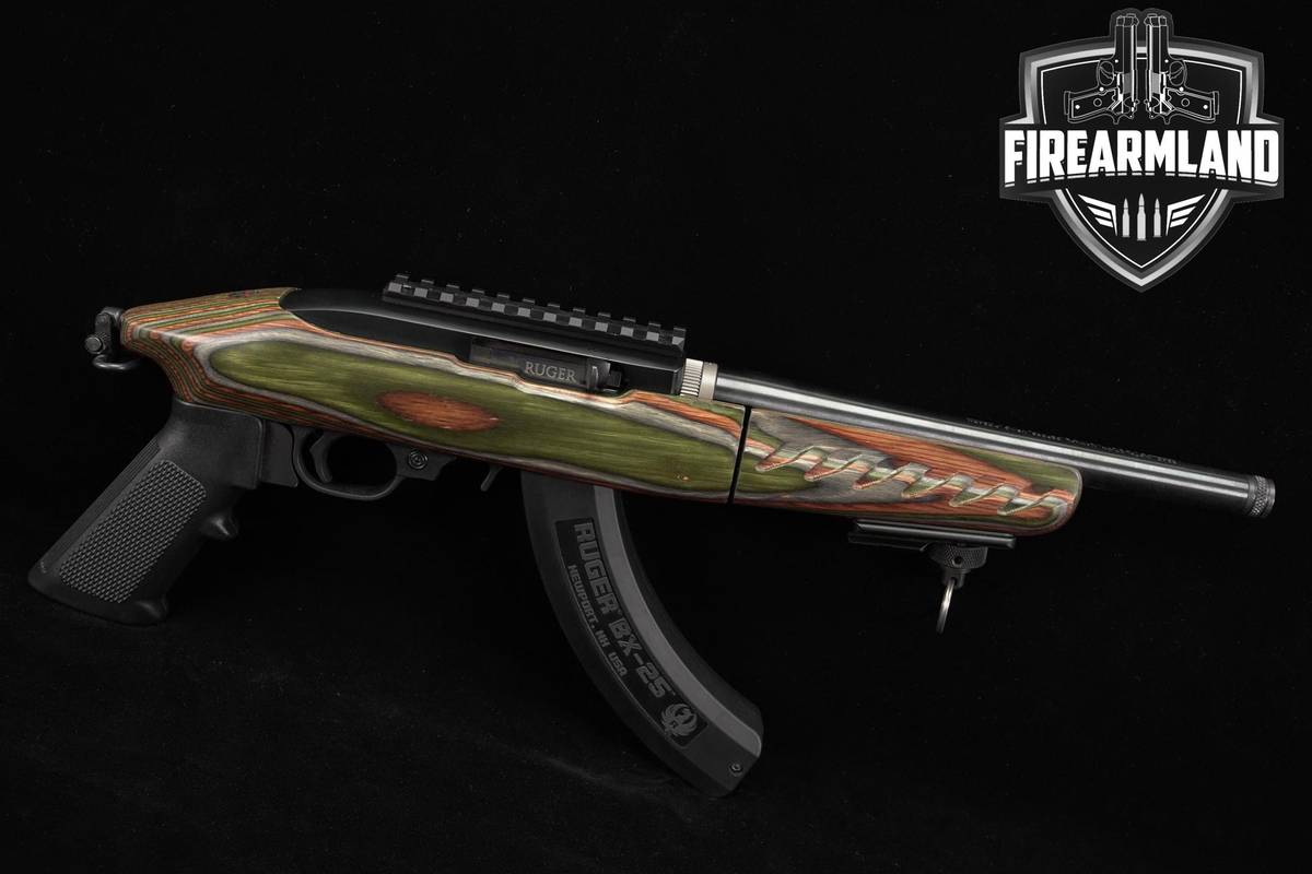 2015 Ruger 22 Charger Takedown 22LR 10" Black 10/22-Style Pistol +2 MAGS