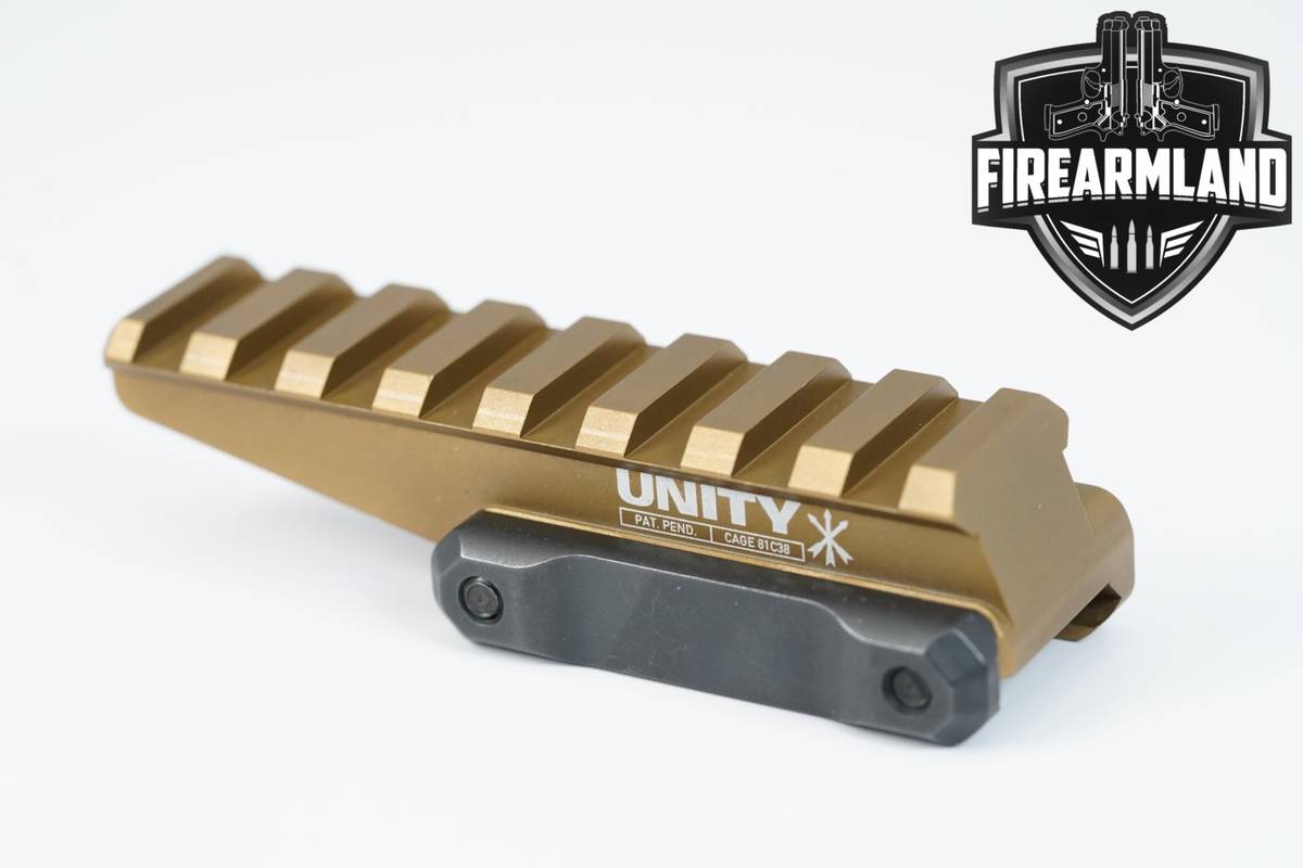 Unity Tactical FAST Absolute Riser FDE Tall Optic Mount
