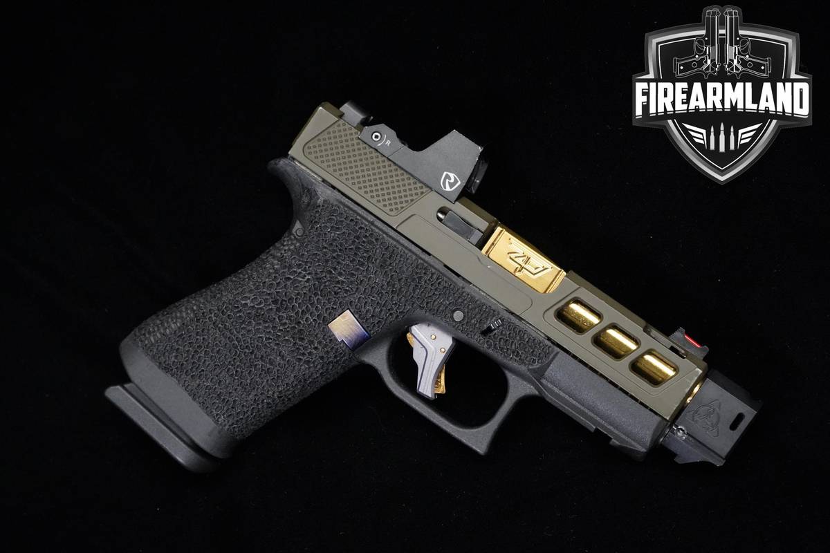 Glock 43X Zaffiri Precision 9mm 3.92" Olive Drab Glock-43X +2 MAGS & OPTIC