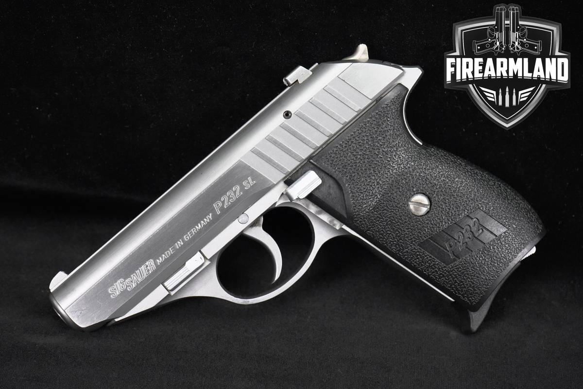 2004 Sig Sauer P232 SL 380 ACP 3.6" Stainless P 232 DA/SA